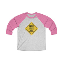 Load image into Gallery viewer, Pork Free Zone Baseball Tee - Adventist Apparel