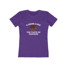Load image into Gallery viewer, Carob Cake Sadness Women's Tee - Adventist Apparel