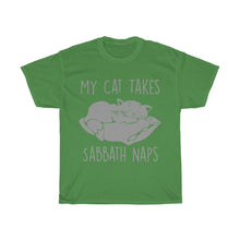 Load image into Gallery viewer, My Cat Takes Sabbath Naps Unisex Tee - Adventist Apparel