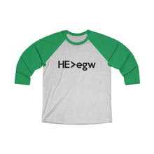 Load image into Gallery viewer, HE Is Greater Than EGW Baseball Tee - Adventist Apparel