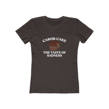 Load image into Gallery viewer, Carob Cake Sadness Women's Tee - Adventist Apparel