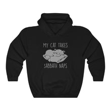 Load image into Gallery viewer, My Cat Takes Sabbath Naps Hoodie - Adventist Apparel
