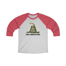 Load image into Gallery viewer, Don't Tread On Jesus Baseball Tee - Adventist Apparel
