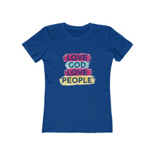 Load image into Gallery viewer, Love God Love People Women's Tee - Adventist Apparel