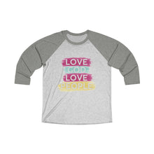 Load image into Gallery viewer, Love God Love People Baseball Tee - Adventist Apparel