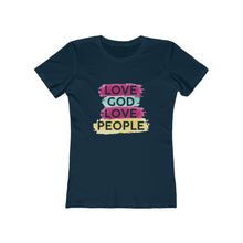 Load image into Gallery viewer, Love God Love People Women's Tee - Adventist Apparel