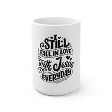 Load image into Gallery viewer, Fall In Love With Jesus Everyday Mug - Adventist Apparel
