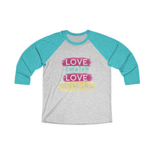 Load image into Gallery viewer, Love God Love People Baseball Tee - Adventist Apparel