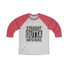 Load image into Gallery viewer, Straight Outta Haystacks Baseball Tee - Adventist Apparel