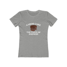 Load image into Gallery viewer, Carob Cake Sadness Women's Tee - Adventist Apparel
