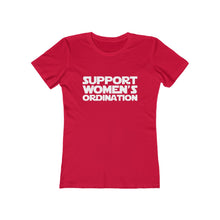 Load image into Gallery viewer, Support Women's Ordination Women's Tee - Adventist Apparel