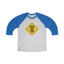 Load image into Gallery viewer, Pork Free Zone Baseball Tee - Adventist Apparel
