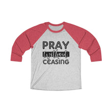 Load image into Gallery viewer, Pray Without Ceasing Baseball Tee - Adventist Apparel