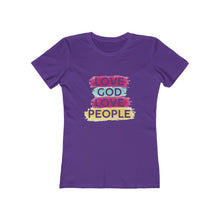 Load image into Gallery viewer, Love God Love People Women's Tee - Adventist Apparel