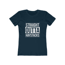 Load image into Gallery viewer, Straight Outta Haystacks Women's Tee - Adventist Apparel