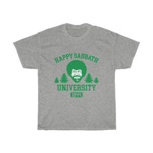 Load image into Gallery viewer, Happy Sabbath University Unisex Tee - Adventist Apparel