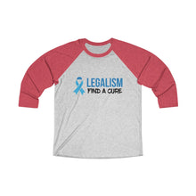 Load image into Gallery viewer, Legalism Find A Cure Baseball Tee - Adventist Apparel
