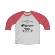 Load image into Gallery viewer, Fearfully And Wonderfully Made Baseball Tee - Adventist Apparel