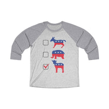 Load image into Gallery viewer, Vote Lamb Baseball Tee - Adventist Apparel