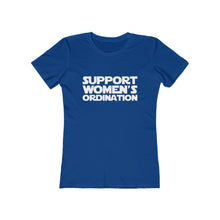 Load image into Gallery viewer, Support Women's Ordination Women's Tee - Adventist Apparel