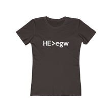 Load image into Gallery viewer, He Is Greater Than EGW Women's Tee - Adventist Apparel