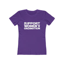 Load image into Gallery viewer, Support Women's Ordination Women's Tee - Adventist Apparel