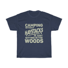 Load image into Gallery viewer, Camping Without Haystacks Unisex Tee - Adventist Apparel