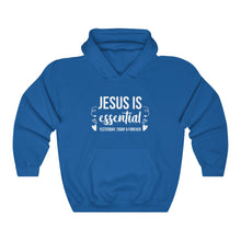 Load image into Gallery viewer, Jesus Is Essential Hoodie - Adventist Apparel
