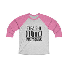 Load image into Gallery viewer, Straight Outta Big Franks Baseball Tee - Adventist Apparel
