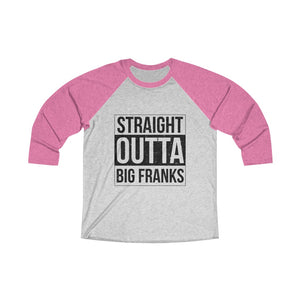 Straight Outta Big Franks Baseball Tee - Adventist Apparel