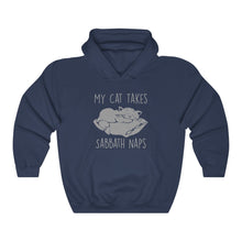 Load image into Gallery viewer, My Cat Takes Sabbath Naps Hoodie - Adventist Apparel

