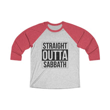 Load image into Gallery viewer, Straight Outta Sabbath Baseball Tee - Adventist Apparel
