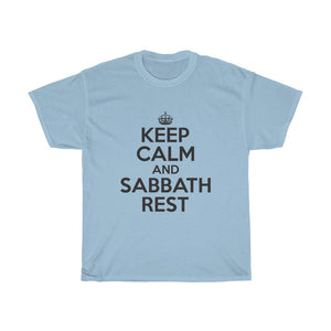 Keep Calm Sabbath Rest Unisex Tee - Adventist Apparel