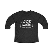 Load image into Gallery viewer, Jesus Is Essential Baseball Tee - Adventist Apparel
