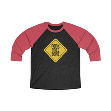 Load image into Gallery viewer, Pork Free Zone Baseball Tee - Adventist Apparel
