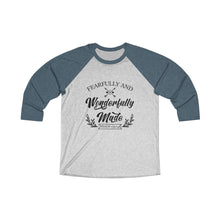 Load image into Gallery viewer, Fearfully And Wonderfully Made Baseball Tee - Adventist Apparel
