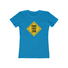 Load image into Gallery viewer, Pork Free Zone Women&#39;s Tee - Adventist Apparel
