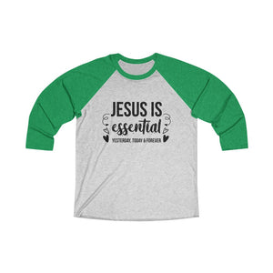 Jesus Is Essential Baseball Tee - Adventist Apparel