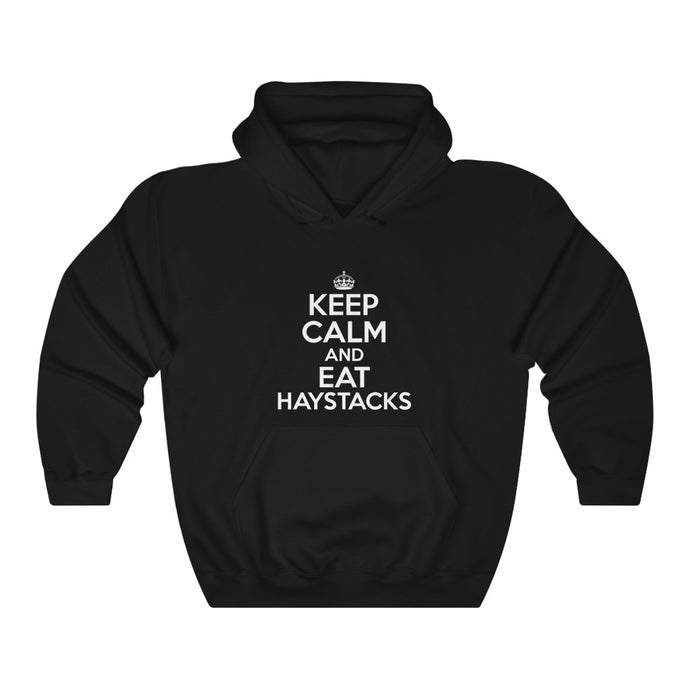 Keep Calm Eat Haystacks Hoodie - Adventist Apparel