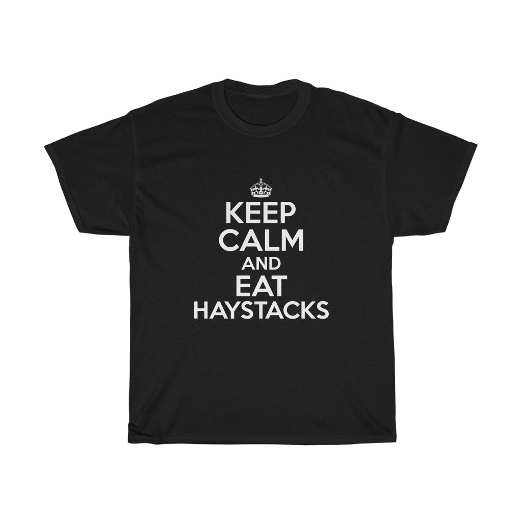Keep Calm Eat Haystacks Unisex Tee - Adventist Apparel