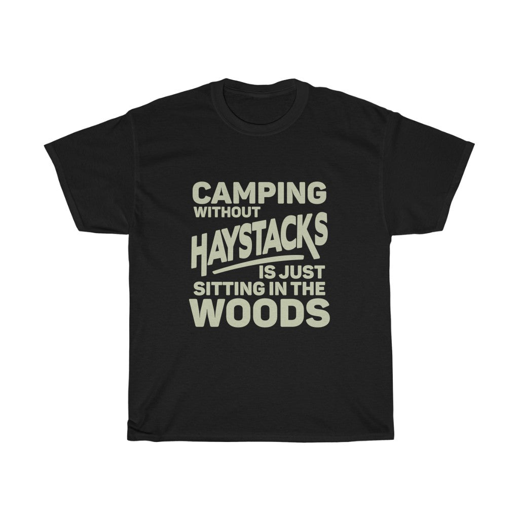 Camping Without Haystacks Unisex Tee - Adventist Apparel