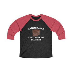 Carob Cake Sadness Baseball Tee - Adventist Apparel