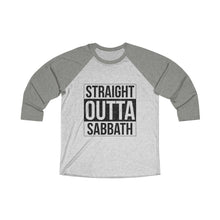 Load image into Gallery viewer, Straight Outta Sabbath Baseball Tee - Adventist Apparel
