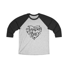 Load image into Gallery viewer, Amazing Grace Baseball Tee - Adventist Apparel
