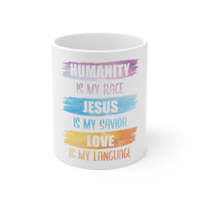 Load image into Gallery viewer, Humanity Jesus Love Mug - Adventist Apparel
