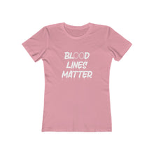Load image into Gallery viewer, Blood Lines Matter Women&#39;s Tee - Adventist Apparel
