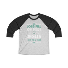 Load image into Gallery viewer, Jesus Fills Your Soul Baseball Tee - Adventist Apparel
