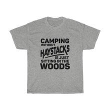 Load image into Gallery viewer, Camping Without Haystacks Unisex Tee - Adventist Apparel
