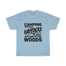 Load image into Gallery viewer, Camping Without Haystacks Unisex Tee - Adventist Apparel
