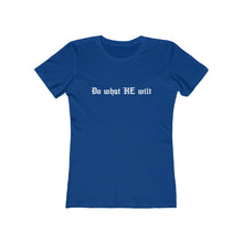 Load image into Gallery viewer, Do What HE Wilt Women&#39;s Tee - Adventist Apparel
